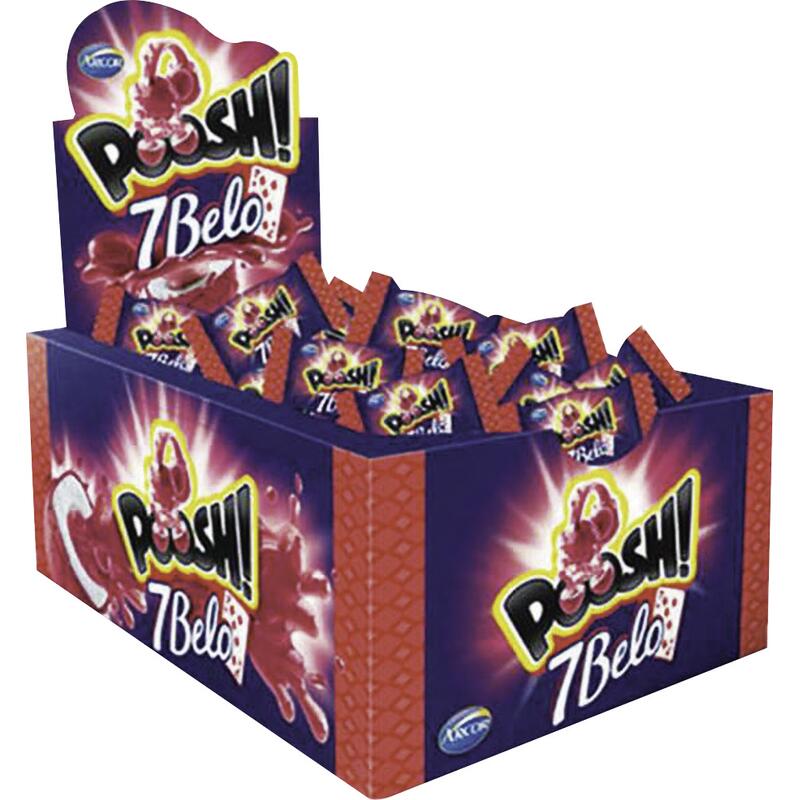 Chiclete Arcor Poosh 7 Belo 200g