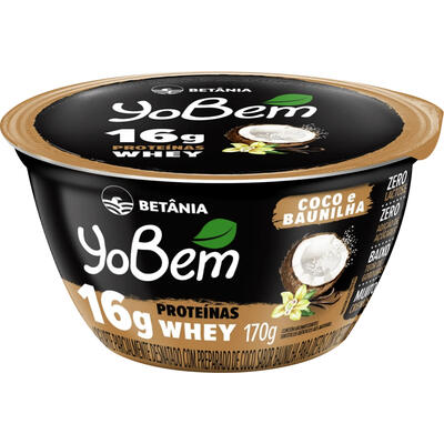 Iogurte Betânia Yobem Coco e Baunilha 170g