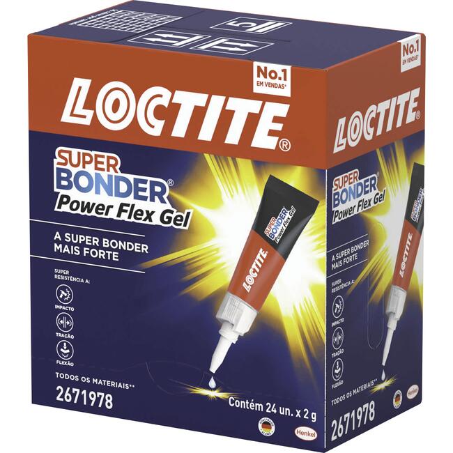 Cola Instantânea Super Bonder Power Flex 24 un