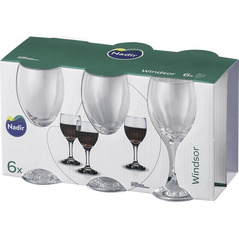Taça de Vinho Nadir Windsor - 250ml 6 un