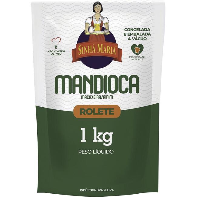 Mandioca Sinhá Maria Rolete 1kg