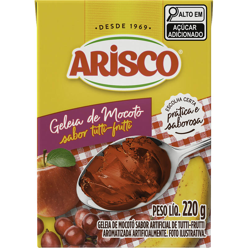 Geleia de Mocotó Arisco Tutti-Frutti 220g