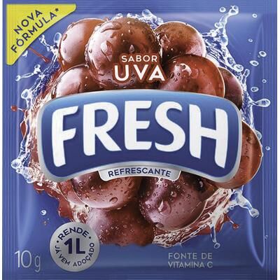 Refresco em Pó Fresh Uva 10g