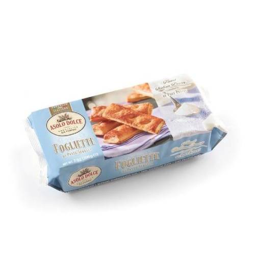 Biscoito Asolo Dolce Folhado Coberto Com Açúcar 125g