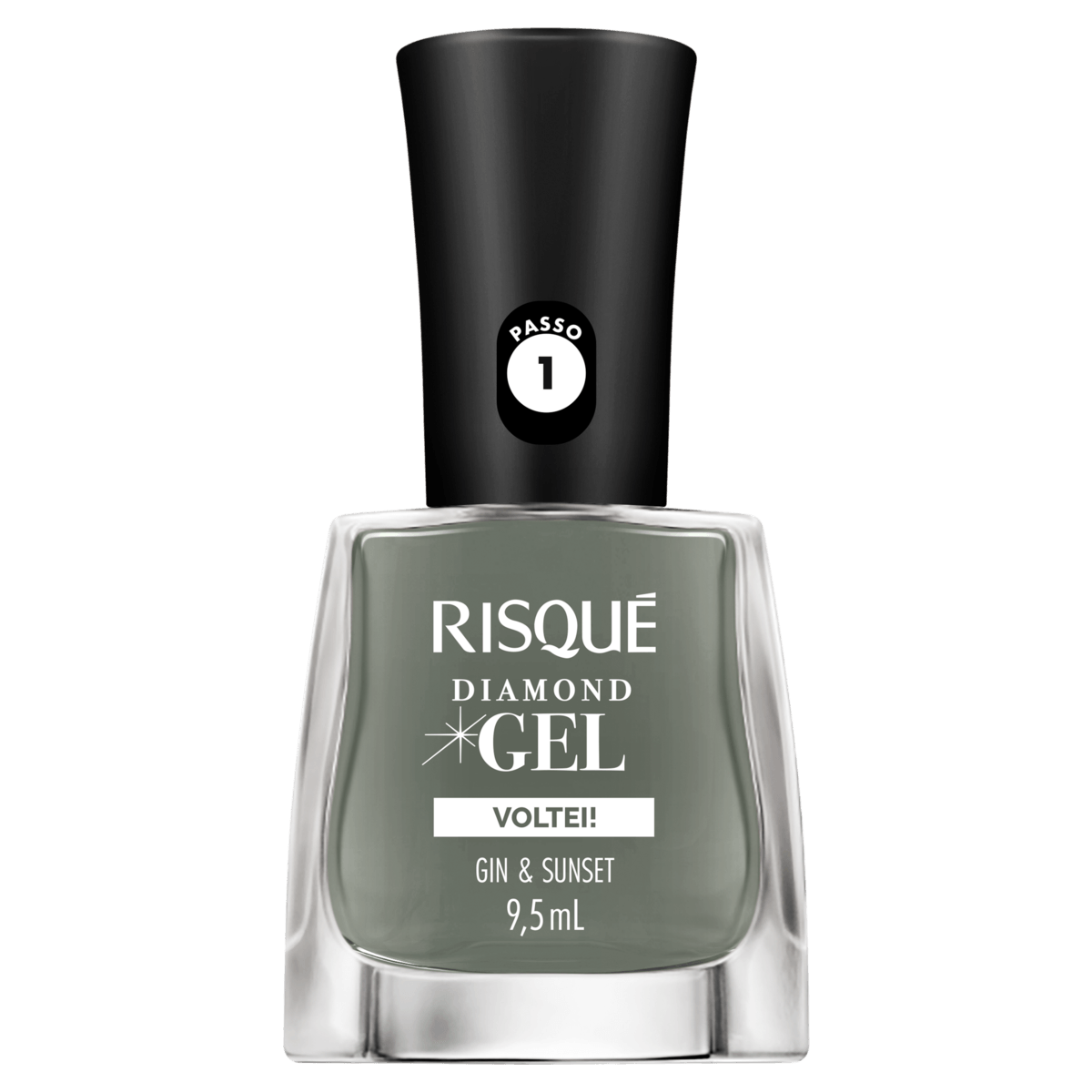 Esmalte RISQUÉ Diamond Gel Voltei! Gin & Sunset 9.5ml