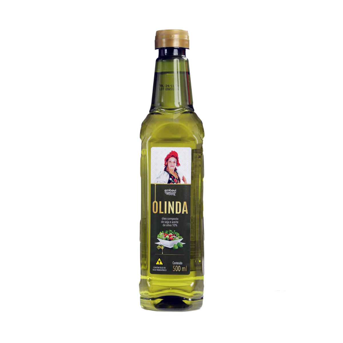 Óleo Composto de Soja e Oliva Olinda Garrafa 500ml