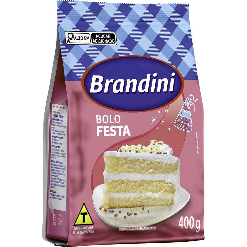 Mistura para Bolo Brandini Festa 400g