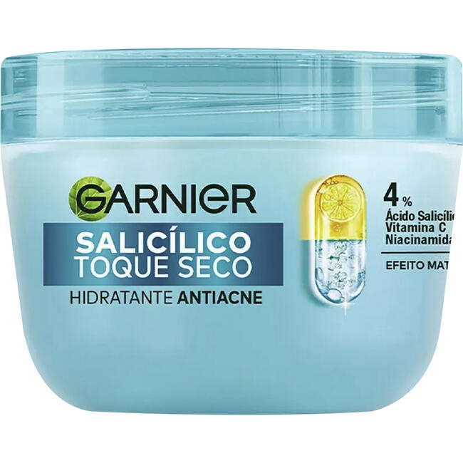 Creme Facial Garnier 85g - Salicílico - Toque Seco