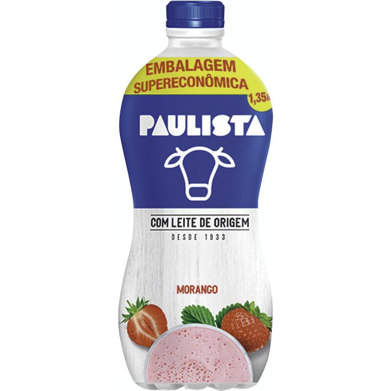 Bebida Láctea Paulista Morango 1,35kg
