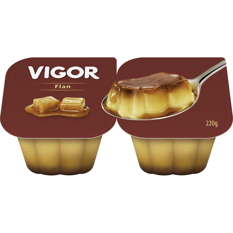 Sobremesa Vigor Flan Caramelo 220g