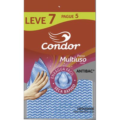 Pano Multiuso Condor Azul 55x33cm 7 un