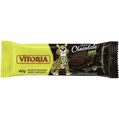 Biscoito Recheado Vitória Chocolate 40g