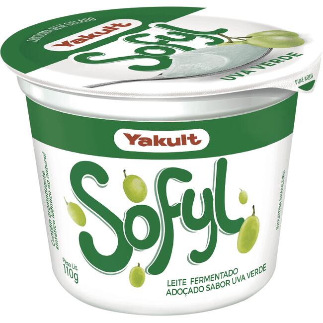 Sobremesa Láctea Fermentada Sofyl Uva Verde 110g
