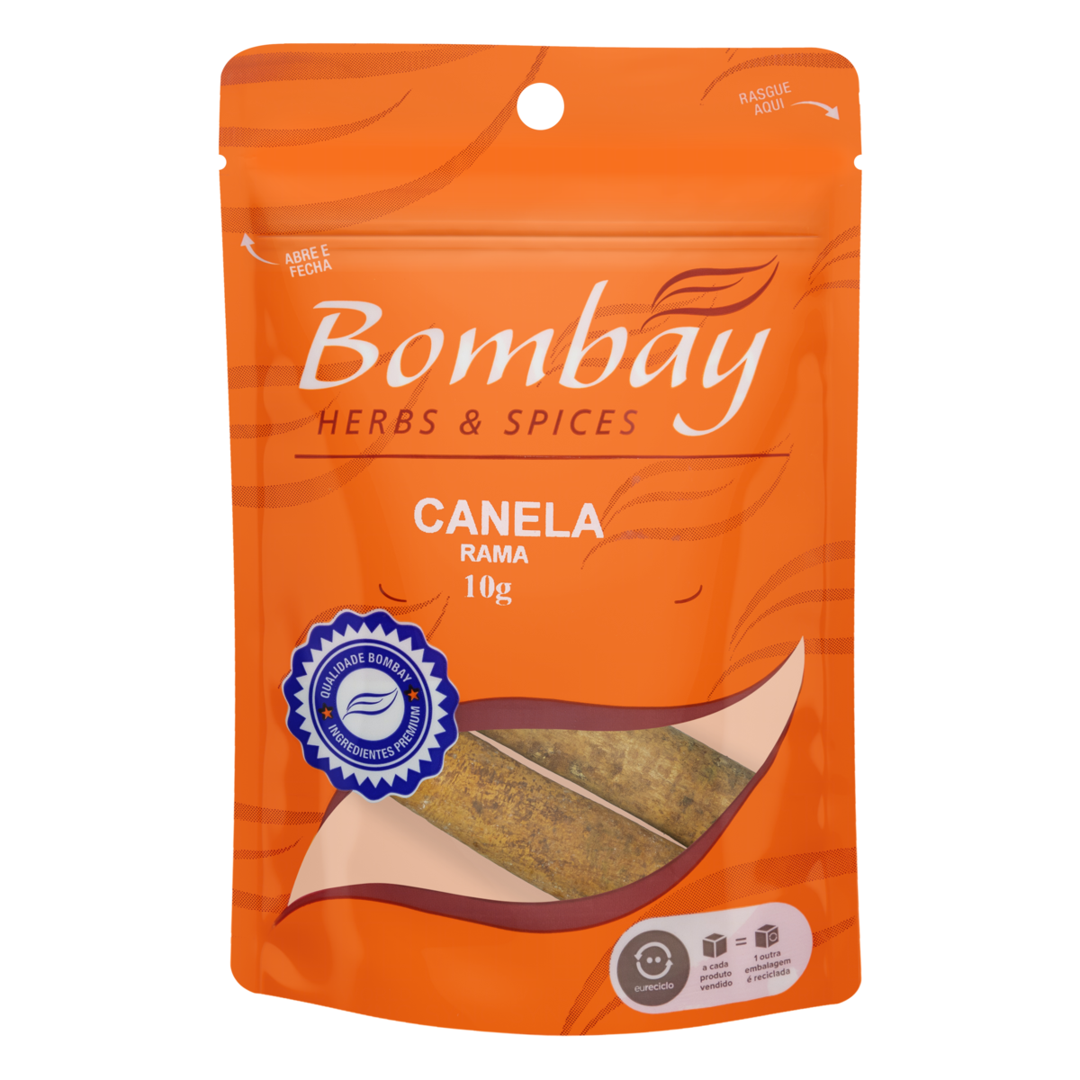 Canela em Rama Bombay Herbs e Spices Pouch 10g