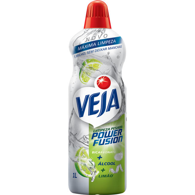 Limpador Limpeza Pesada Veja Power Fusion Limão 1L