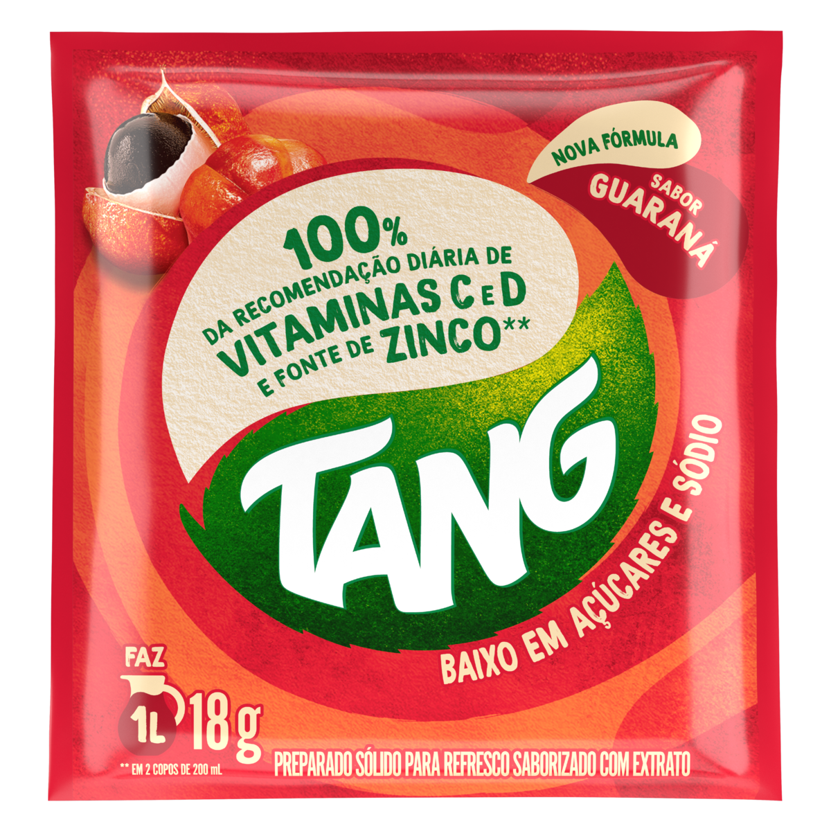 Refresco em pó Tang Guaraná 18g