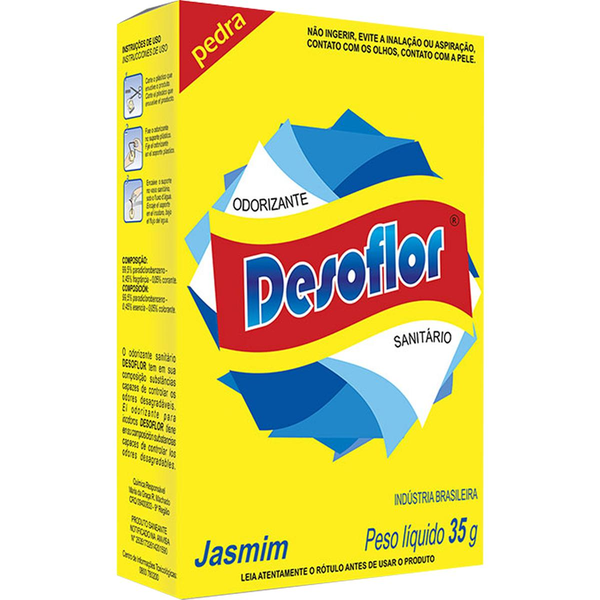 Pedra Sanitária Desoflor 35g - Jasmim