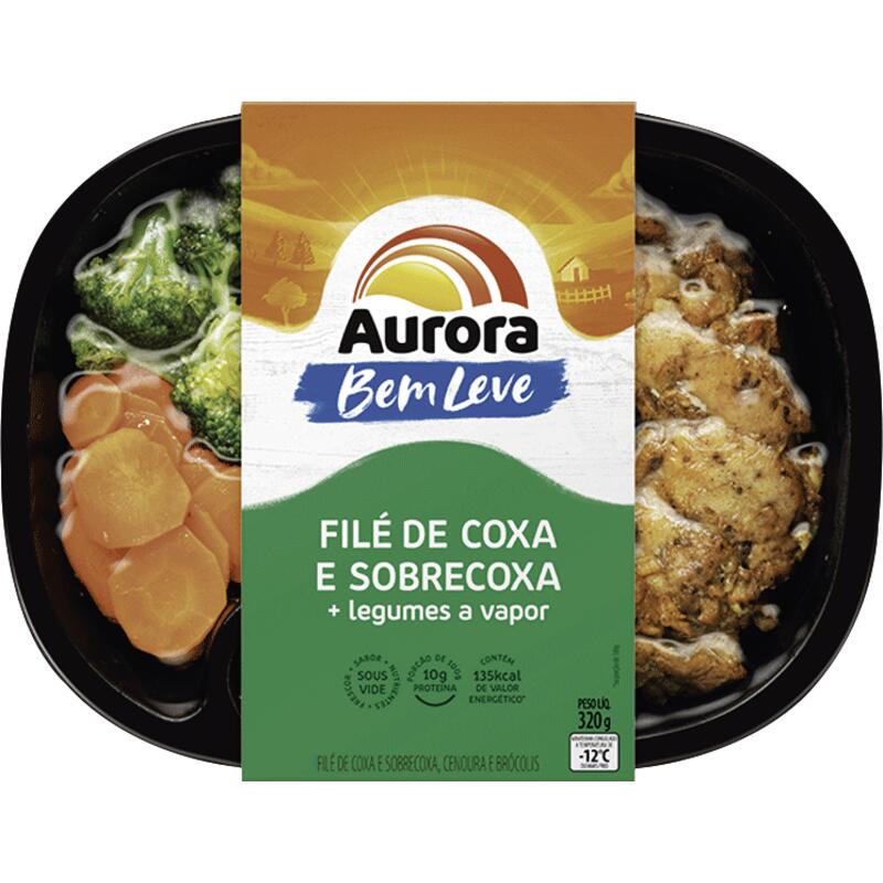 Prato Pronto Bem Leve Aurora Filé de Coxa Sobr, leg 320g