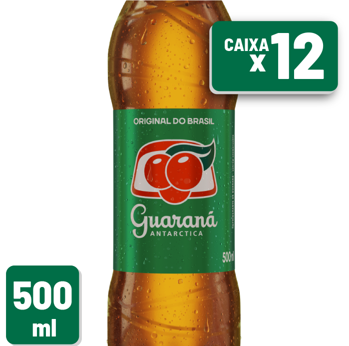 Refrigerante Guaraná Antarctica Pet 500ml Caixa C/ 12 Un