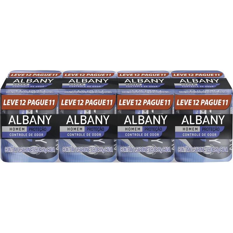 Sabonete Albany Masculino 12x85g