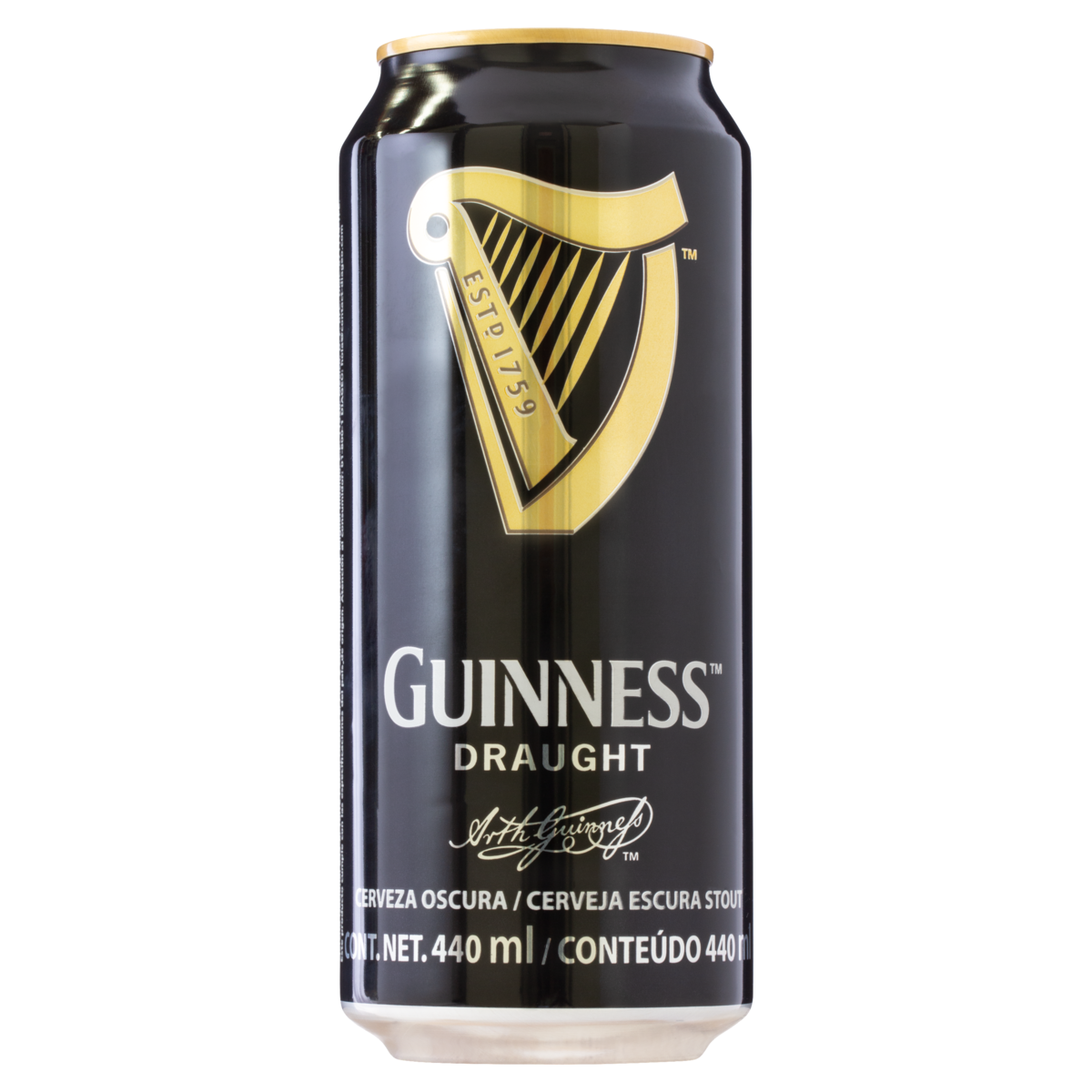 Cerveja Stout Draught GUINNESS Lata 440ml