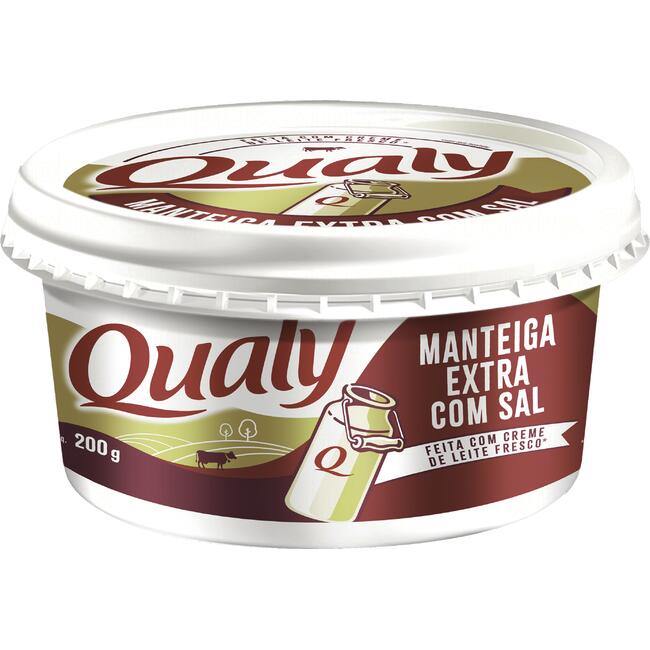 Manteiga Qualy Com sal 200g