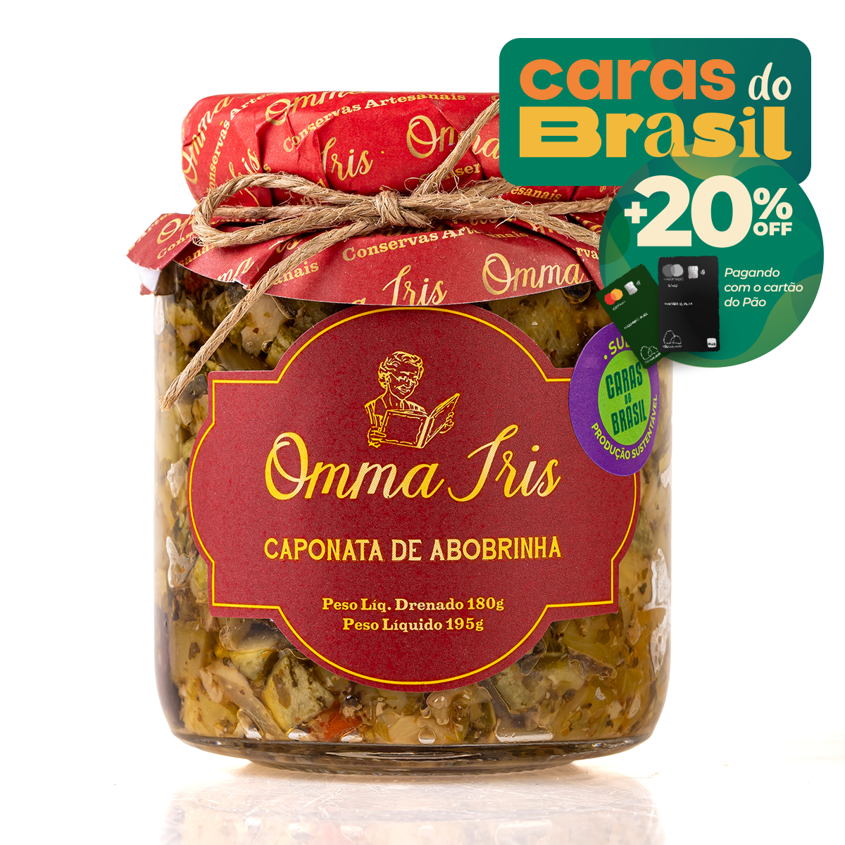 Caponata de Abobrinha OMMA IRIS 195g