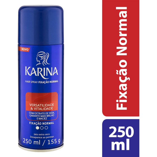 Hair Spray Jato Seco Normal Karina Frasco 250ml