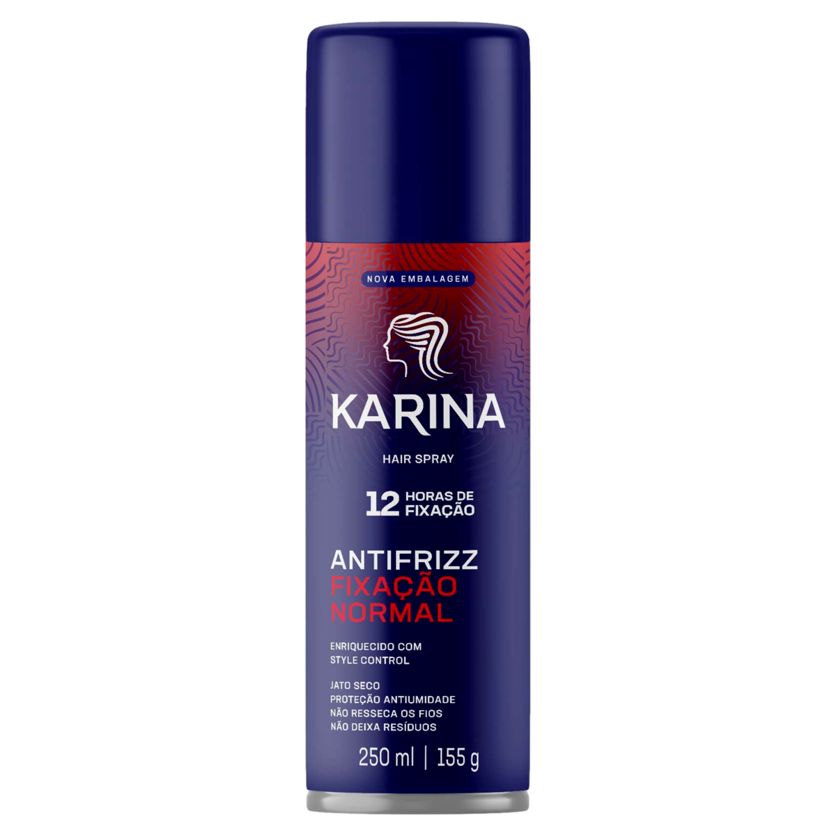 Hair Spray Jato Seco Normal Karina Frasco 250ml