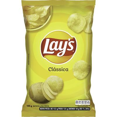 Salgadinho Batata Lay's Clássica 135g