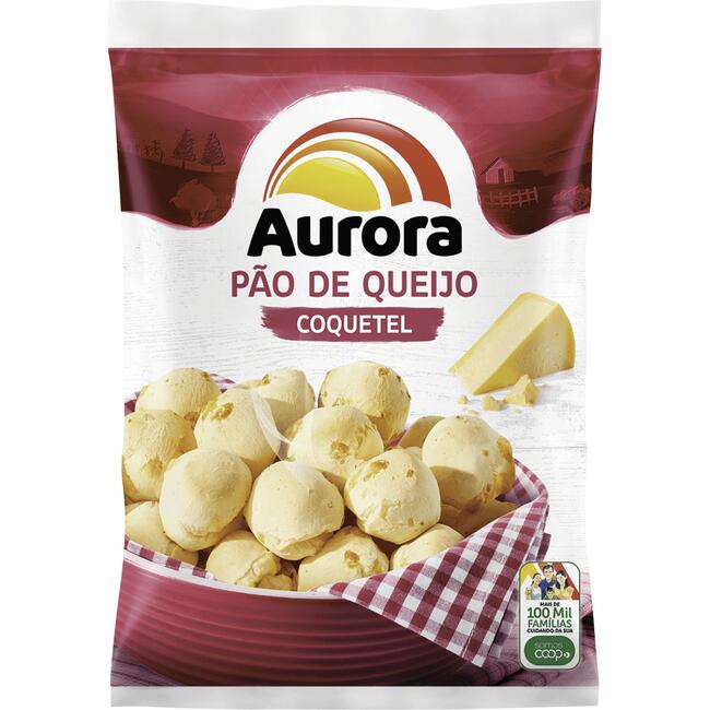 Pão de Queijo Aurora Coquetel 1kg