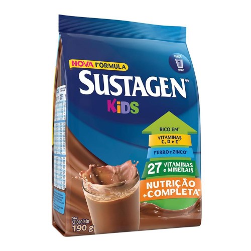 Complemento Alimentar Sustagen Kids Chocolate 190g