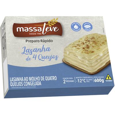 Lasanha Massa Leve Quatro Queijos 600g