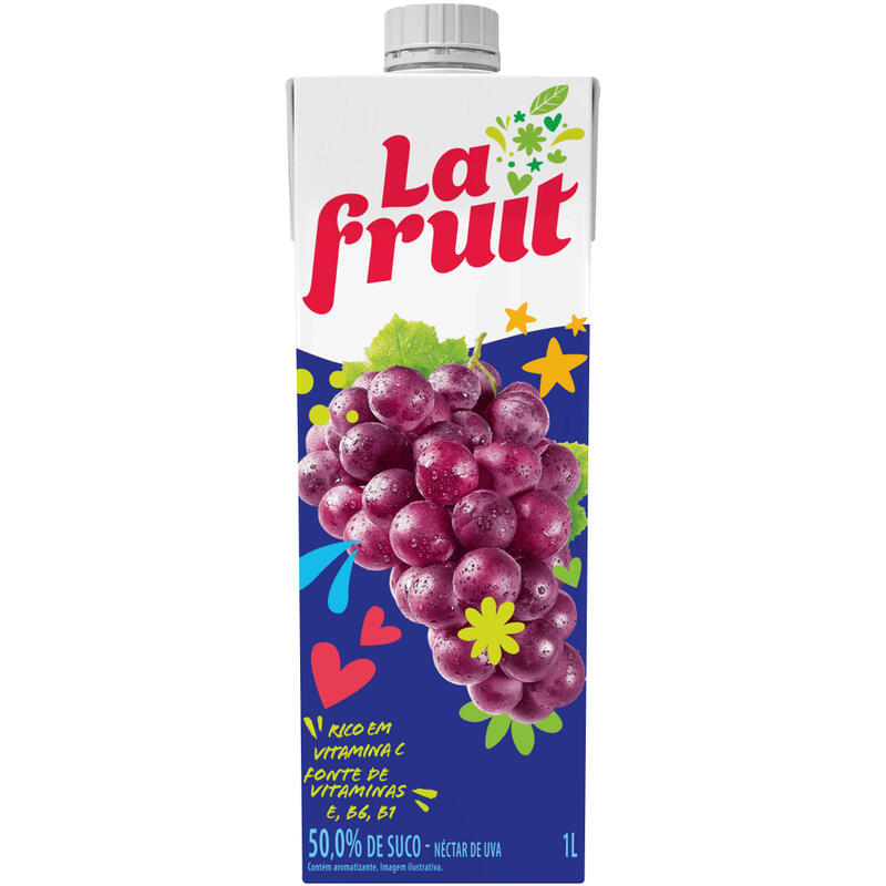 Suco Néctar La Fruit Uva 1L