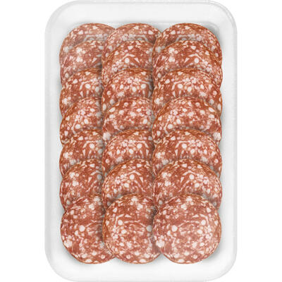 Salame tipo Italiano Ceratti Fatiado Preço por quilo na bandeja