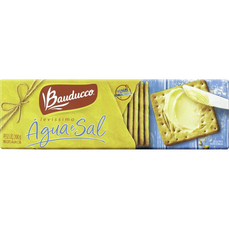 Biscoito Bauducco Água e Sal 200g