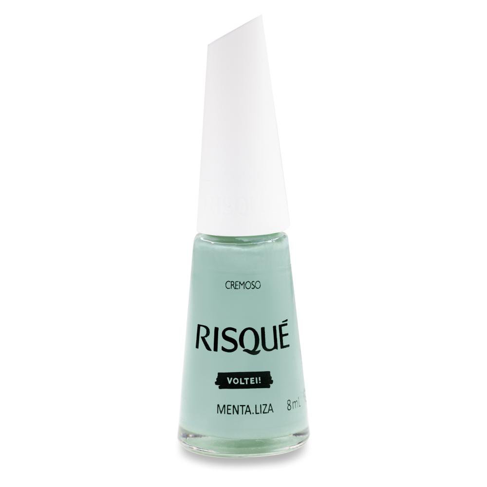 Esmalte Risqué Cremoso Ultrabrilho Menta.liza 8ml