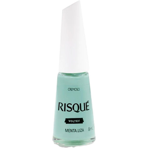 Esmalte Risqué Cremoso Ultrabrilho Menta.liza 8ml