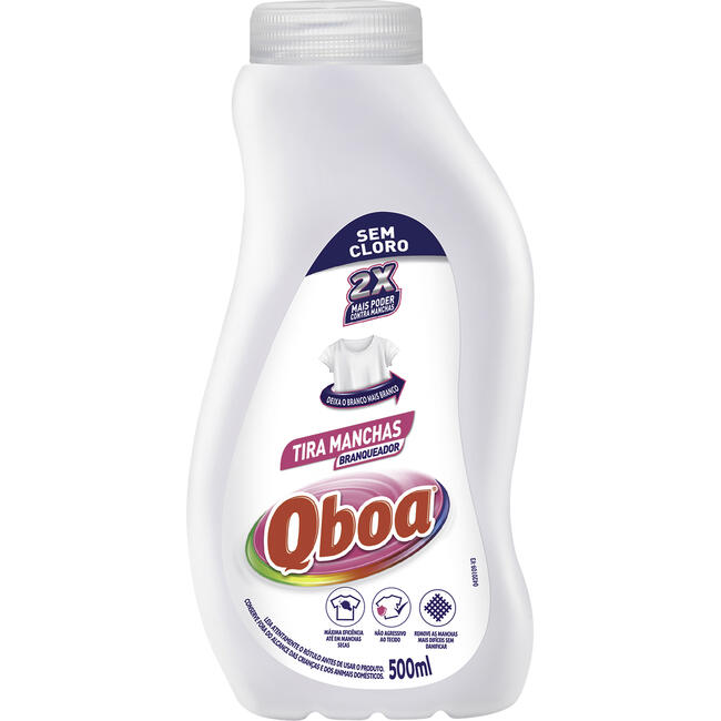 Tira Manchas Líquido Qboa Branqueador 500ml