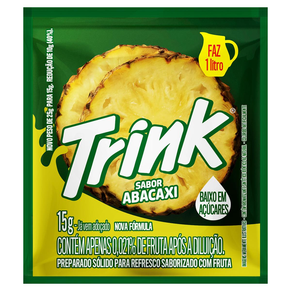 Refresco Trink Abacaxi Pacote 15g