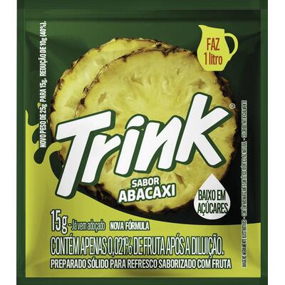 Refresco Trink Abacaxi Pacote 15g