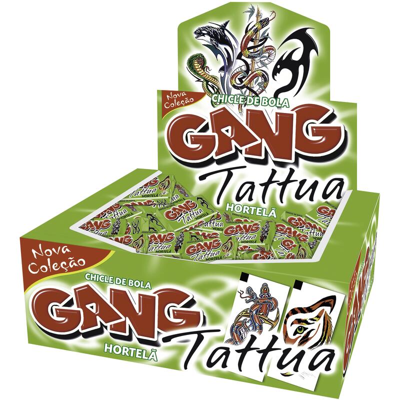 Chiclete Gang Hortelã 100 un