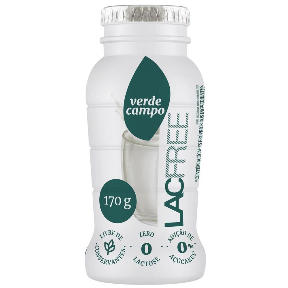 Iogurte VERDE CAMPO Natural sem Lactose 170g