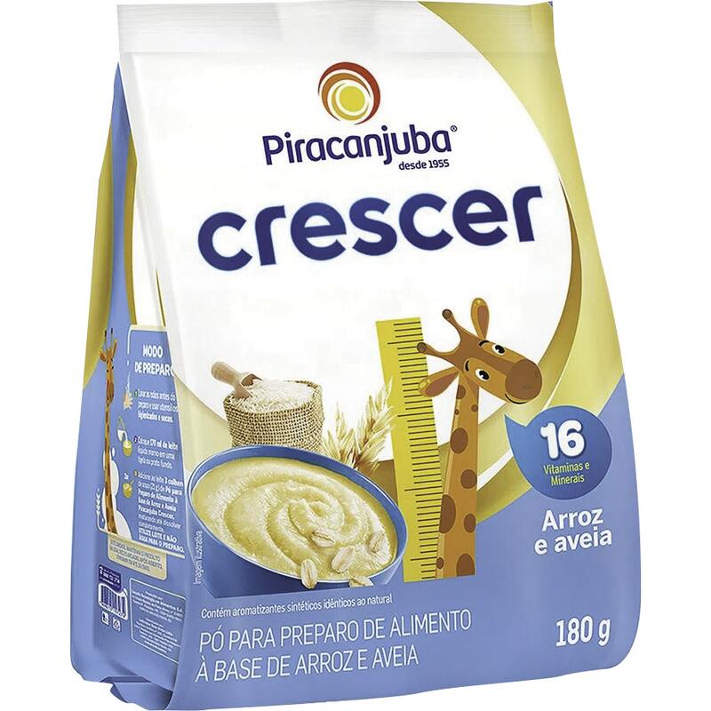 Mingau Piracanjuba Arroz e Aveia 180g
