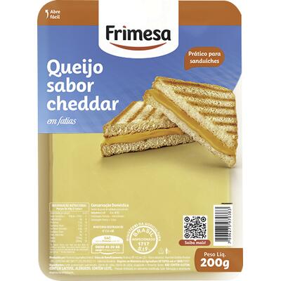 Queijo Cheddar Frimesa Fatiado 200g
