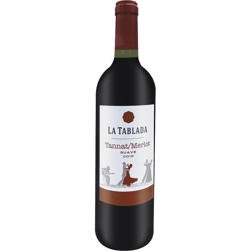 Vinho Uruguaio La Tablada Tannat Merlot Suave 750ml