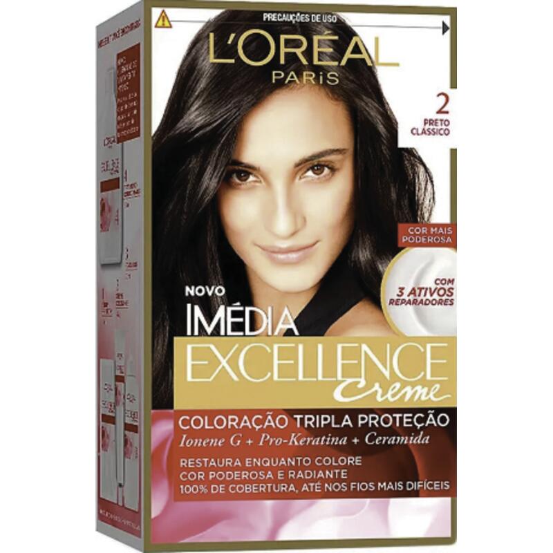 Tintura Imédia Excellence Preto Clássico Kit