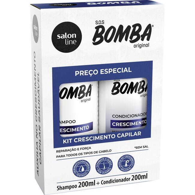 Kit Salon Line Shampoo + Condicionador Bomba