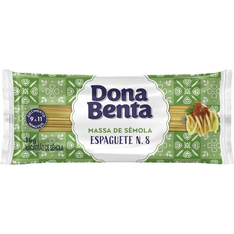 Macarrão de Sêmola Dona Benta Espaguete 1kg