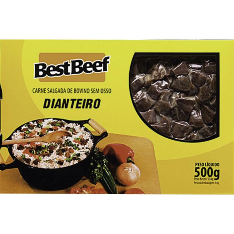 Charque Bovino Best Beef Dianteiro Picado 500g